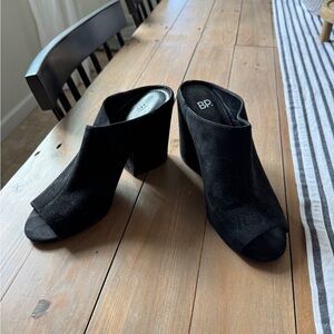 BP black heels size 9